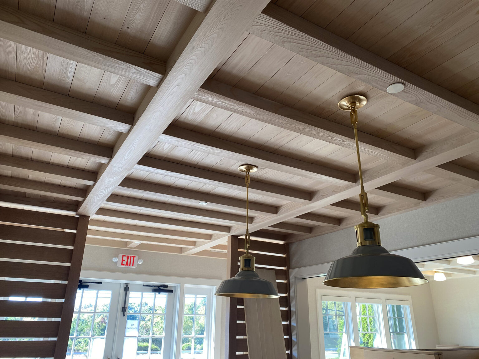 Cypress interior beams and ceiling T&amp;G