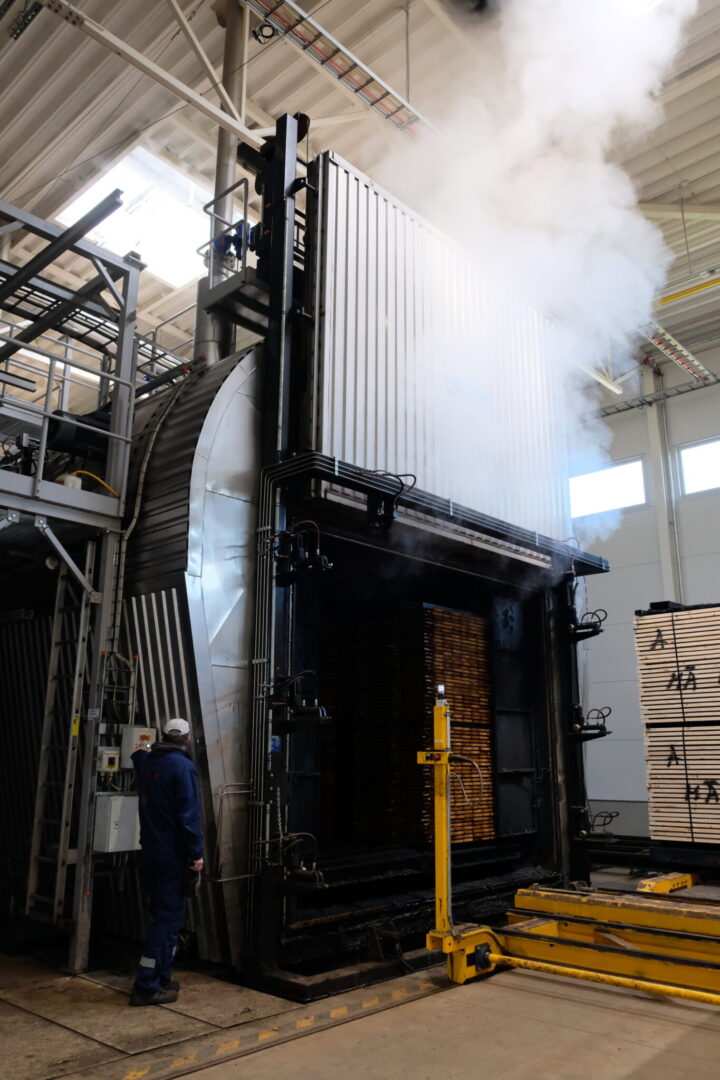 Thermal modification kiln