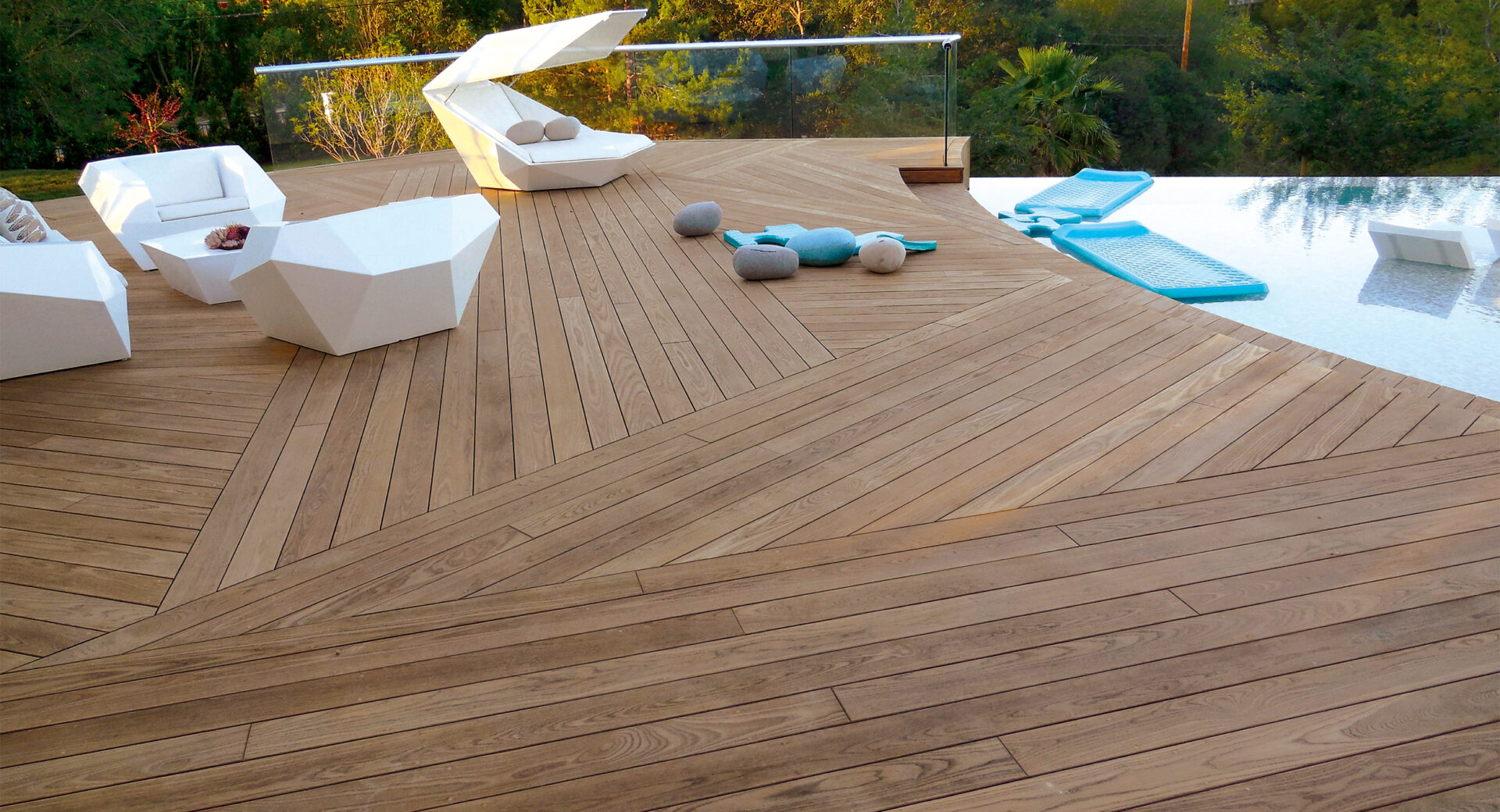 thermally modified wood decking