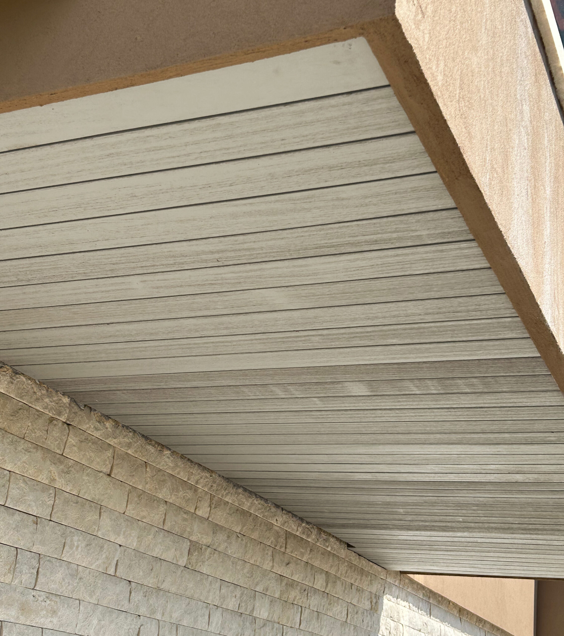 Weathered Sapele soffits