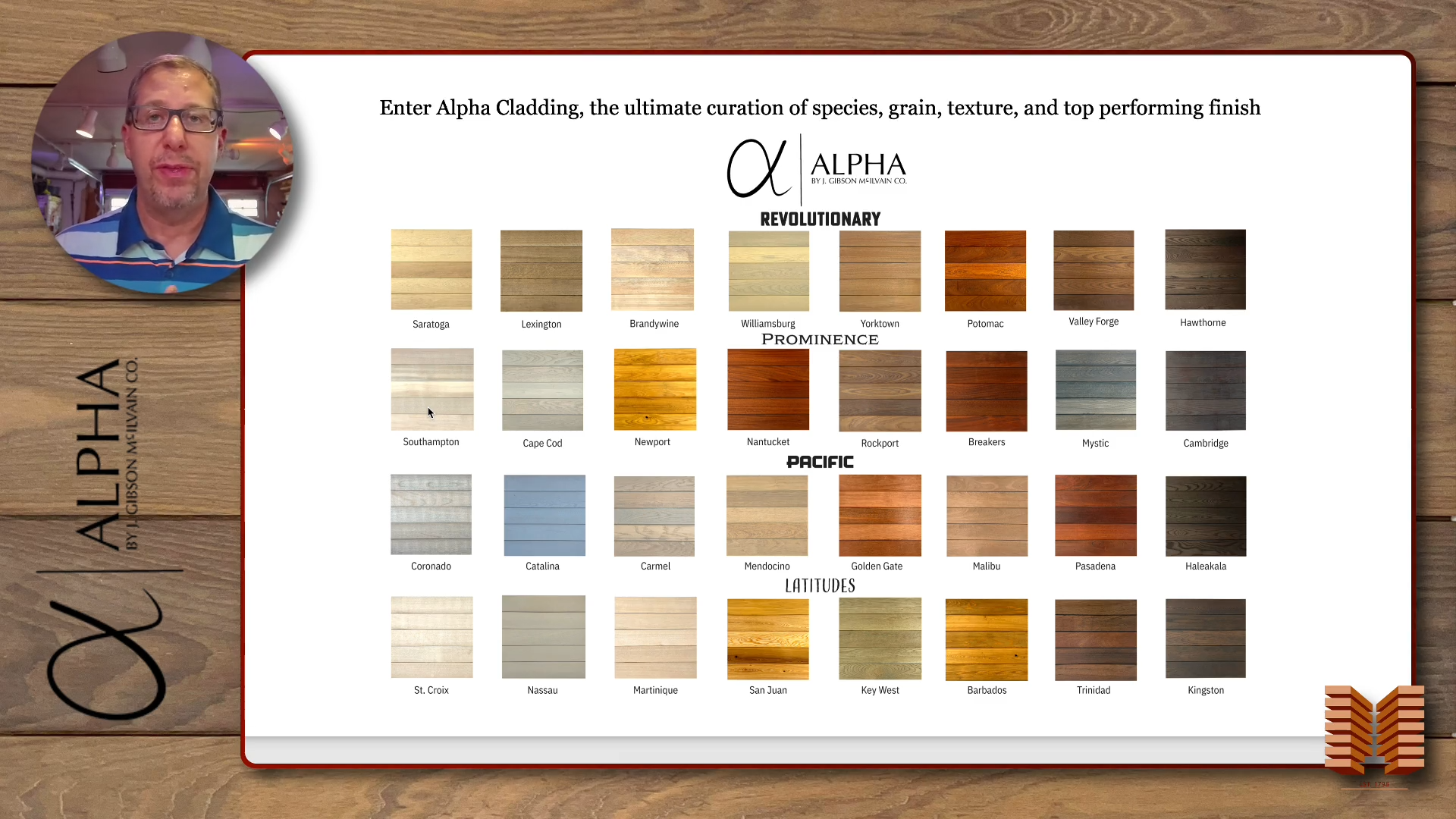 Alpha Wood Cladding Presentation - J Gibson McIlvain Co