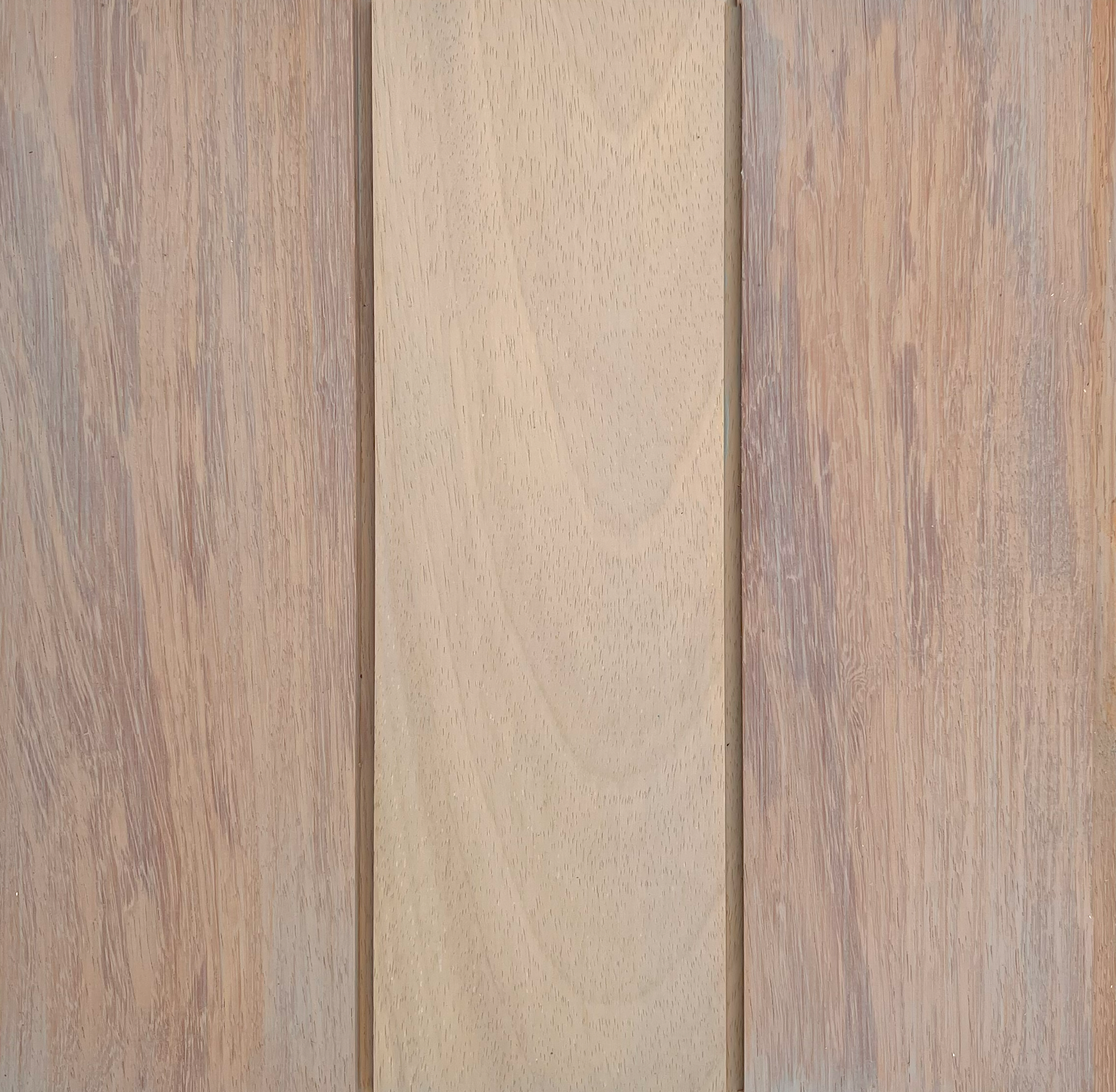 weathered Iroko cladding