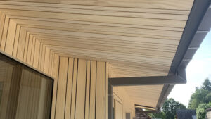 Accoya wood soffit and cladding